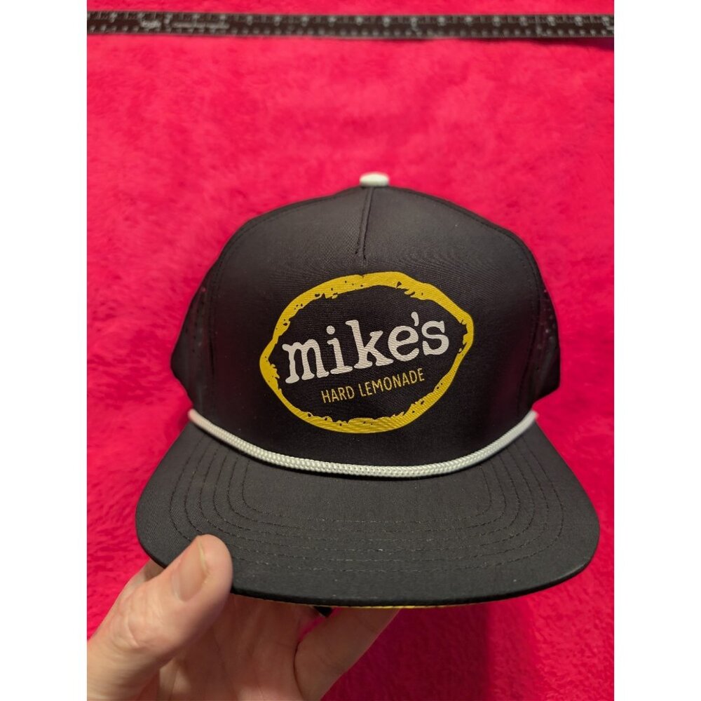 MIKE'S HARD LEMONADE Staunch Outfitters Black Yellow Perf Rope Snapback Hat